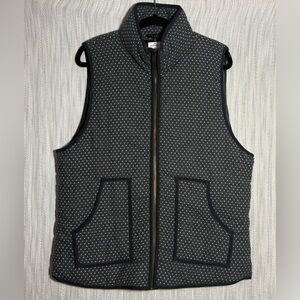 Staccato Black and White Patterned Vest